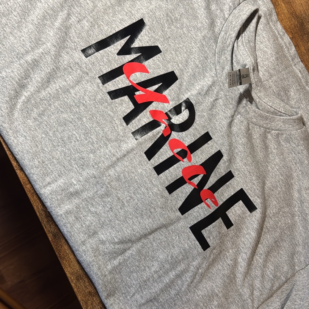 Gildan Gray Marine Tee